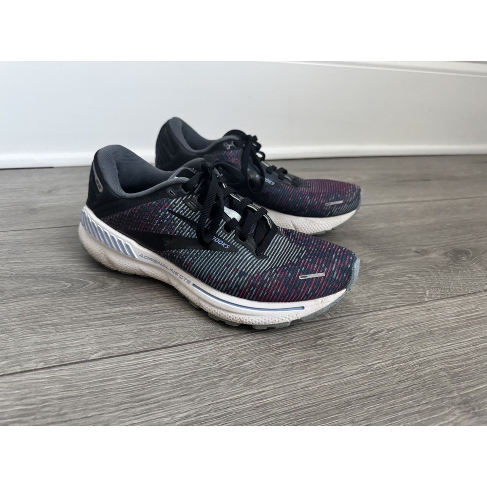 Brooks Adrenaline GTS 22 Women's Stability Running Shoes Black Pink Size 7